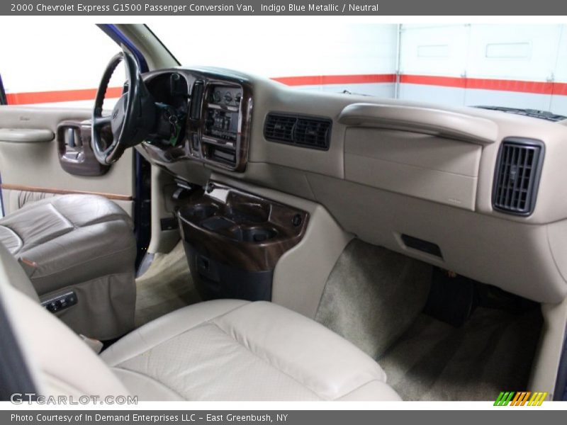 Indigo Blue Metallic / Neutral 2000 Chevrolet Express G1500 Passenger Conversion Van