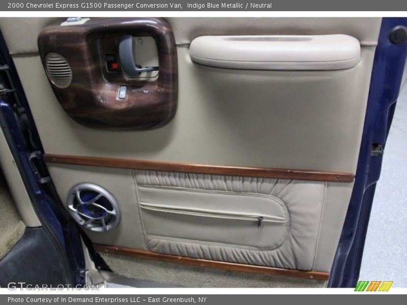 Indigo Blue Metallic / Neutral 2000 Chevrolet Express G1500 Passenger Conversion Van