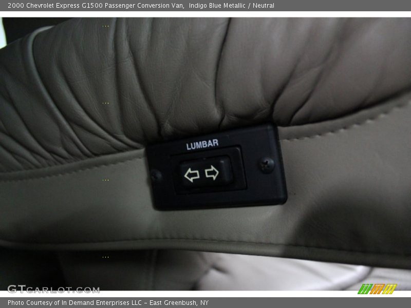 Indigo Blue Metallic / Neutral 2000 Chevrolet Express G1500 Passenger Conversion Van