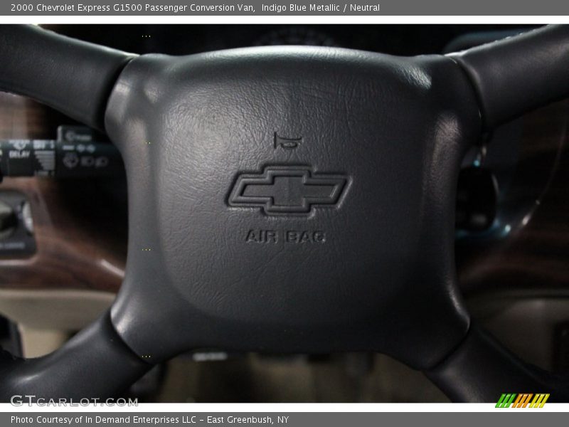 Indigo Blue Metallic / Neutral 2000 Chevrolet Express G1500 Passenger Conversion Van