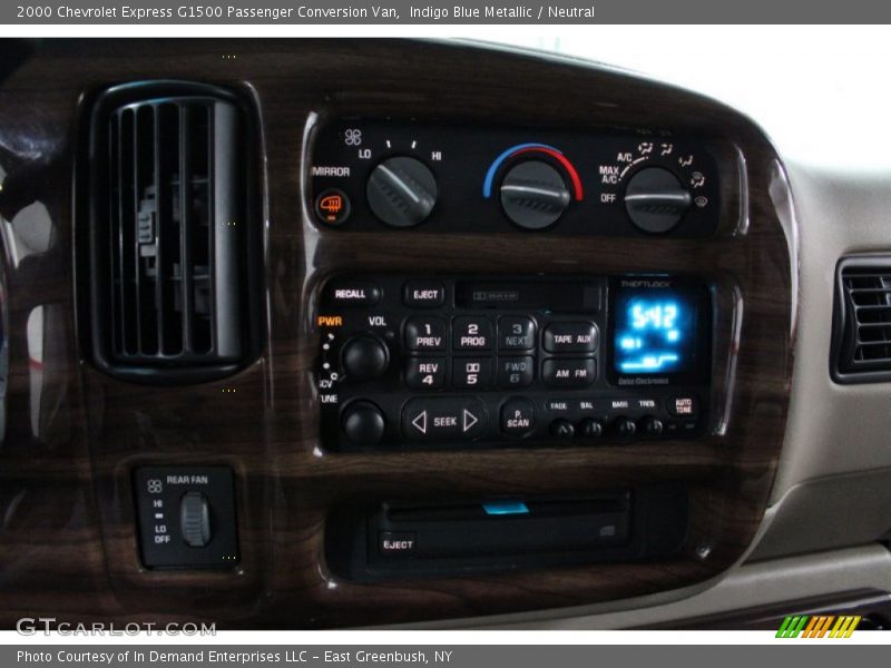 Indigo Blue Metallic / Neutral 2000 Chevrolet Express G1500 Passenger Conversion Van