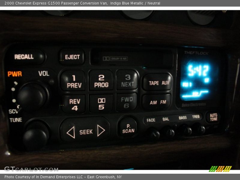 Indigo Blue Metallic / Neutral 2000 Chevrolet Express G1500 Passenger Conversion Van