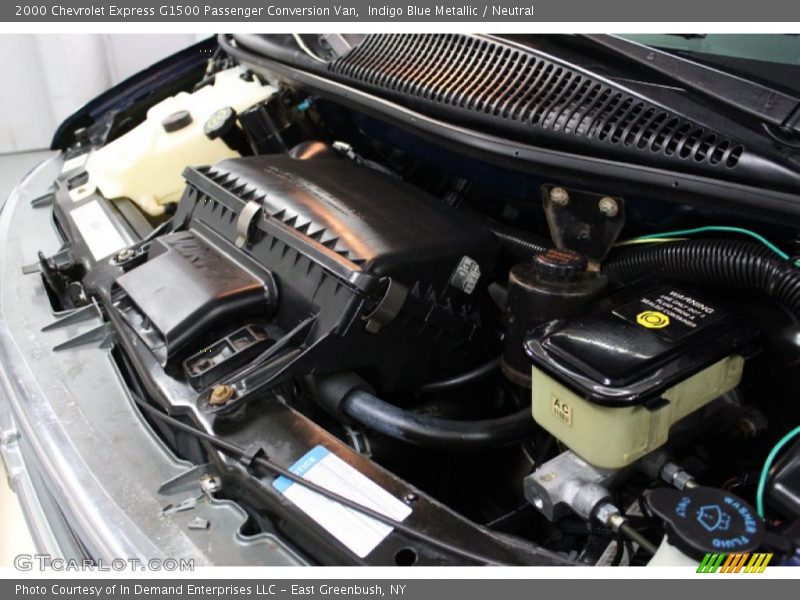 Indigo Blue Metallic / Neutral 2000 Chevrolet Express G1500 Passenger Conversion Van