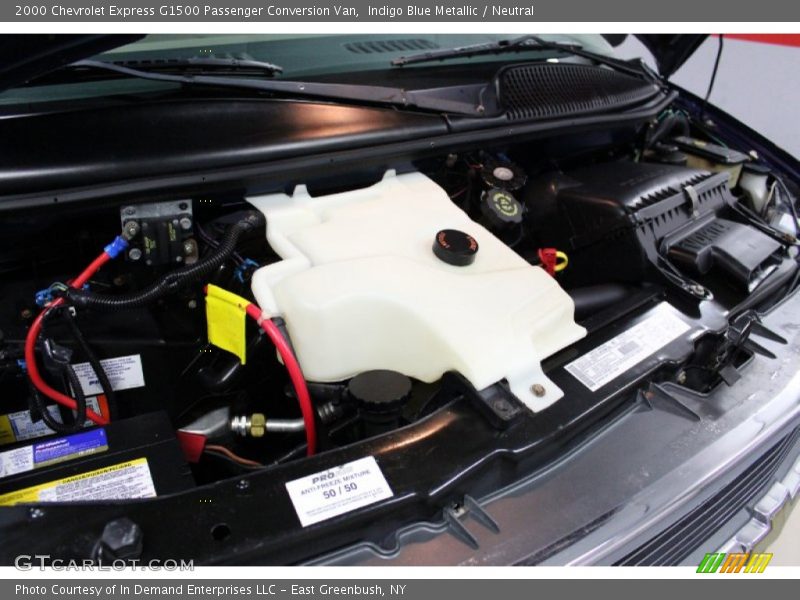 Indigo Blue Metallic / Neutral 2000 Chevrolet Express G1500 Passenger Conversion Van