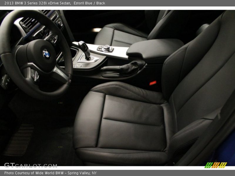 Estoril Blue / Black 2013 BMW 3 Series 328i xDrive Sedan