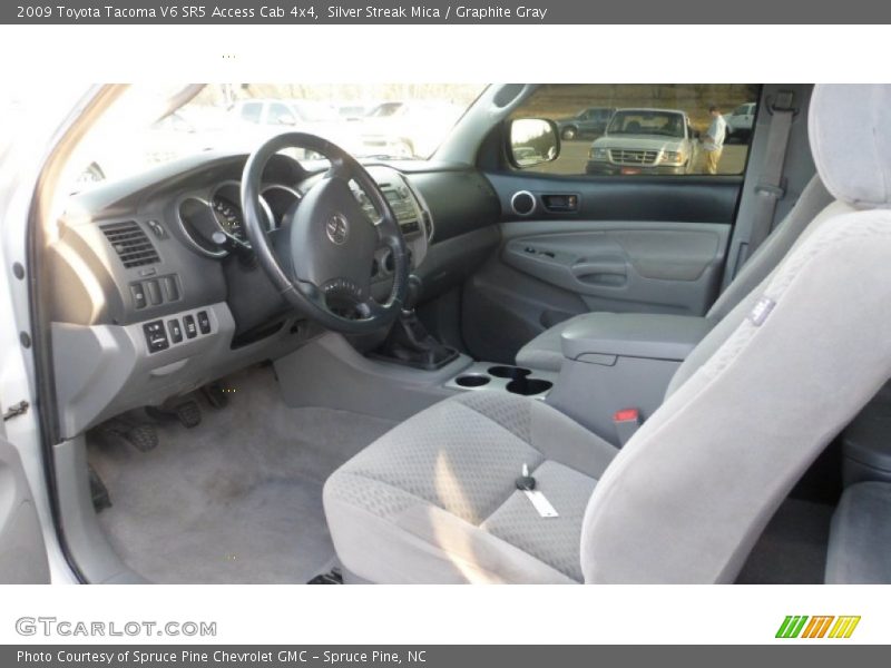 Silver Streak Mica / Graphite Gray 2009 Toyota Tacoma V6 SR5 Access Cab 4x4