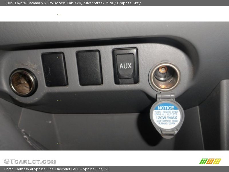 Silver Streak Mica / Graphite Gray 2009 Toyota Tacoma V6 SR5 Access Cab 4x4