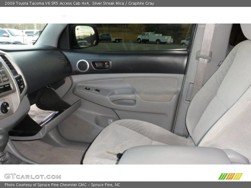 Silver Streak Mica / Graphite Gray 2009 Toyota Tacoma V6 SR5 Access Cab 4x4