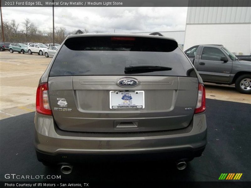 Mineral Gray Metallic / Medium Light Stone 2013 Ford Edge SEL