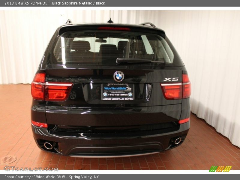 Black Sapphire Metallic / Black 2013 BMW X5 xDrive 35i