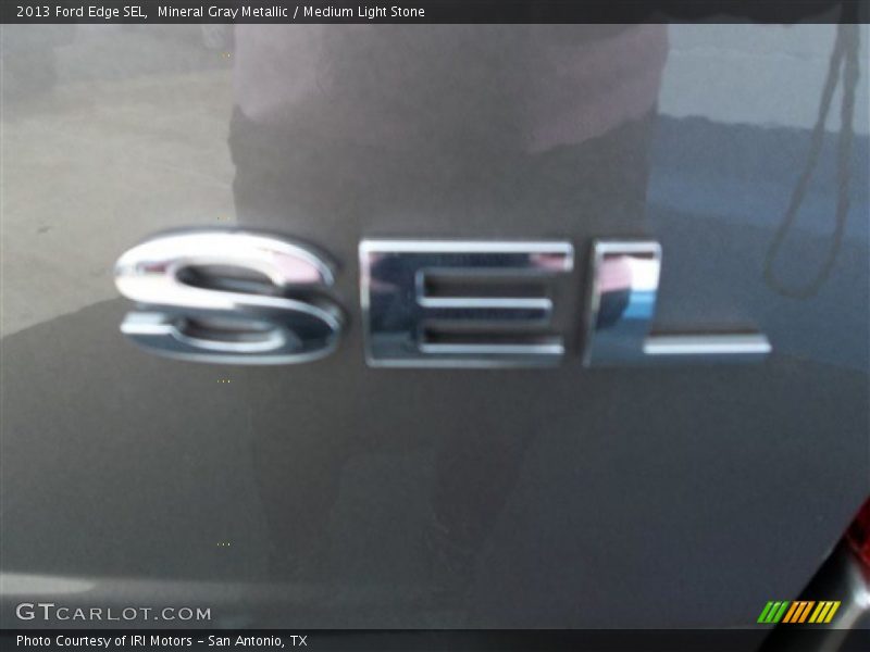 Mineral Gray Metallic / Medium Light Stone 2013 Ford Edge SEL