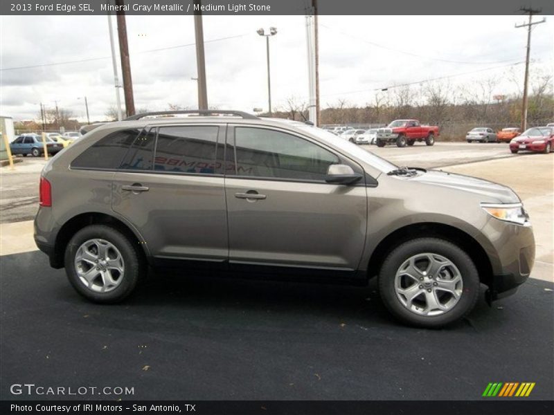 Mineral Gray Metallic / Medium Light Stone 2013 Ford Edge SEL