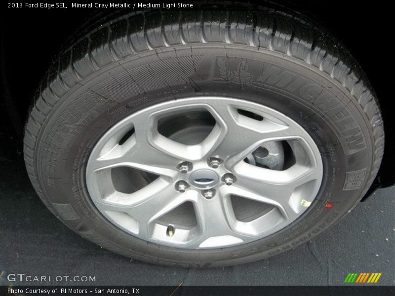 Mineral Gray Metallic / Medium Light Stone 2013 Ford Edge SEL