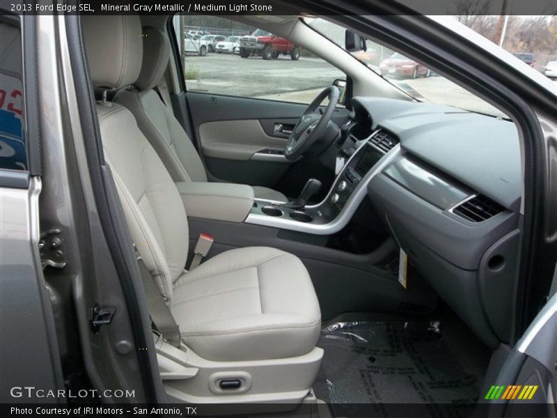 Mineral Gray Metallic / Medium Light Stone 2013 Ford Edge SEL