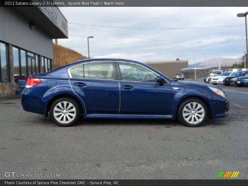 Azurite Blue Pearl / Warm Ivory 2011 Subaru Legacy 2.5i Limited