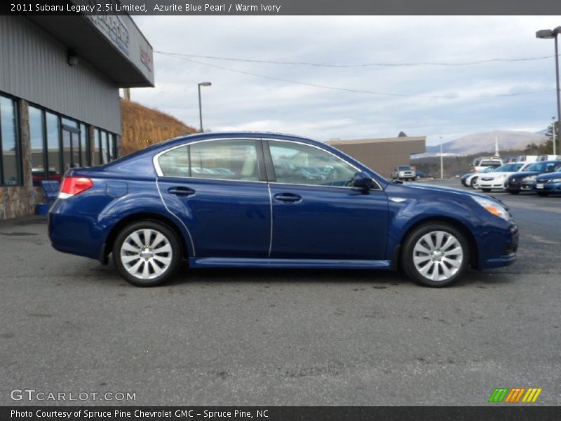 Azurite Blue Pearl / Warm Ivory 2011 Subaru Legacy 2.5i Limited