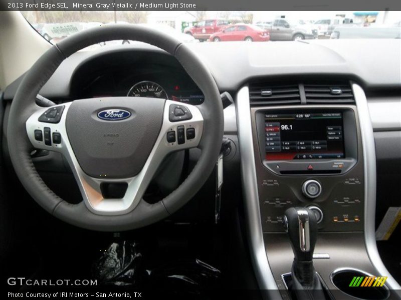 Mineral Gray Metallic / Medium Light Stone 2013 Ford Edge SEL