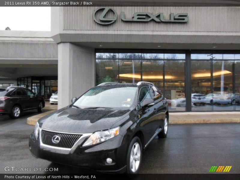 Stargazer Black / Black 2011 Lexus RX 350 AWD