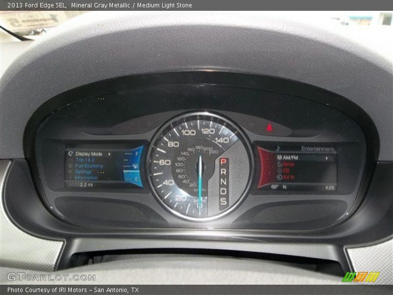 Mineral Gray Metallic / Medium Light Stone 2013 Ford Edge SEL