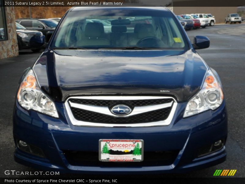 Azurite Blue Pearl / Warm Ivory 2011 Subaru Legacy 2.5i Limited