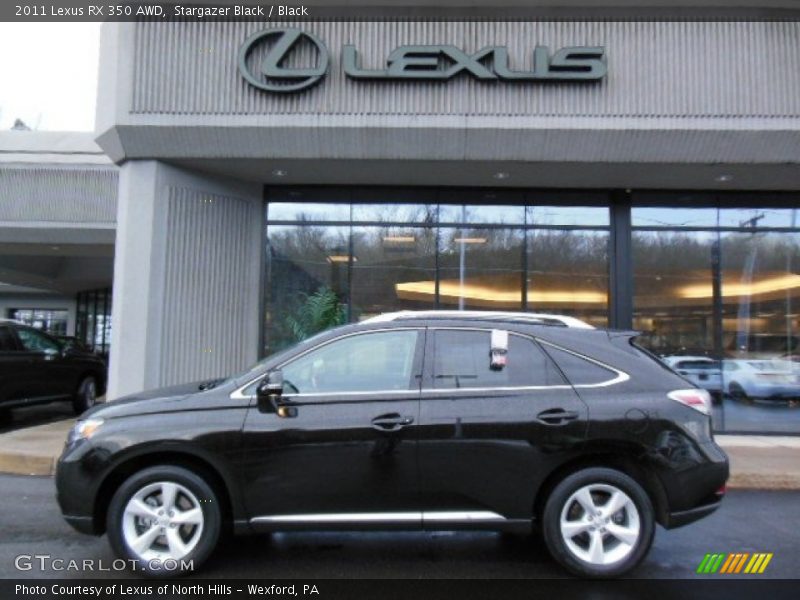 Stargazer Black / Black 2011 Lexus RX 350 AWD