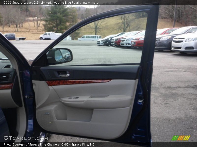 Azurite Blue Pearl / Warm Ivory 2011 Subaru Legacy 2.5i Limited