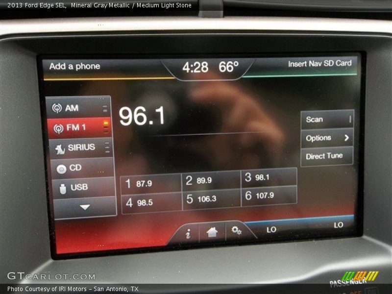 Mineral Gray Metallic / Medium Light Stone 2013 Ford Edge SEL