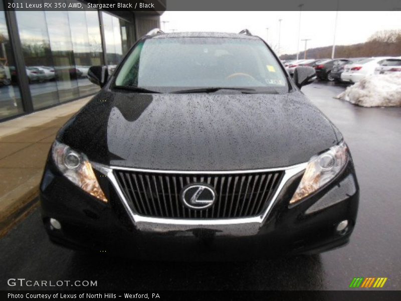 Stargazer Black / Black 2011 Lexus RX 350 AWD