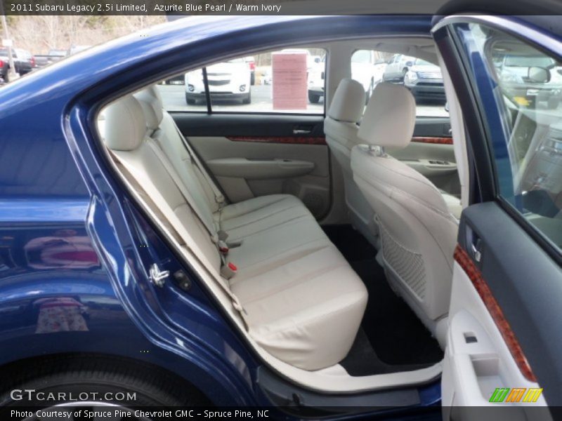 Azurite Blue Pearl / Warm Ivory 2011 Subaru Legacy 2.5i Limited