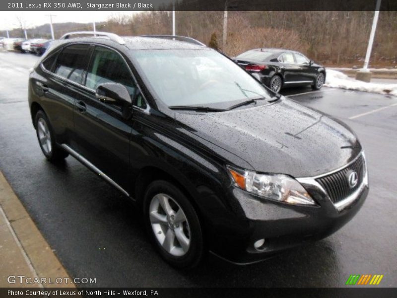 Stargazer Black / Black 2011 Lexus RX 350 AWD