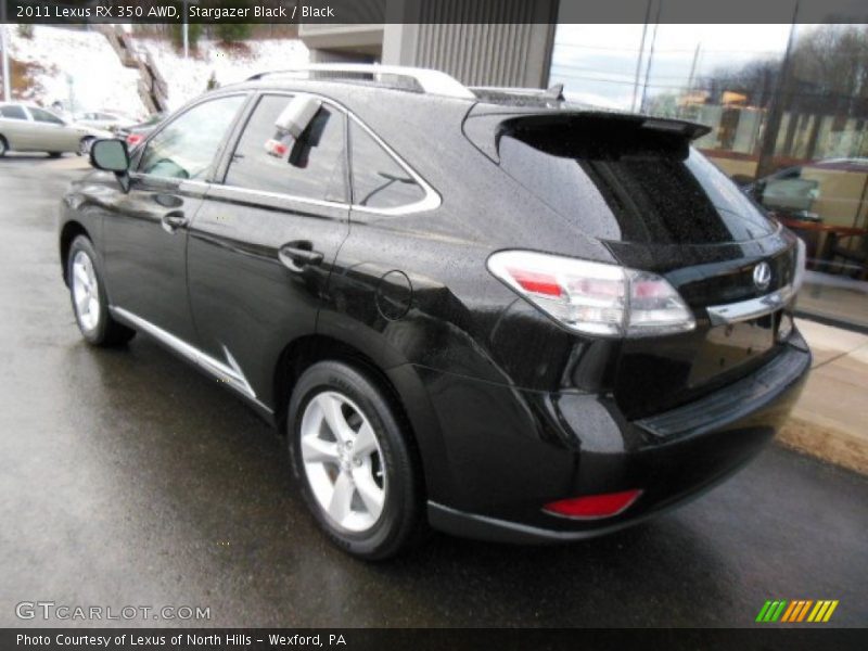 Stargazer Black / Black 2011 Lexus RX 350 AWD