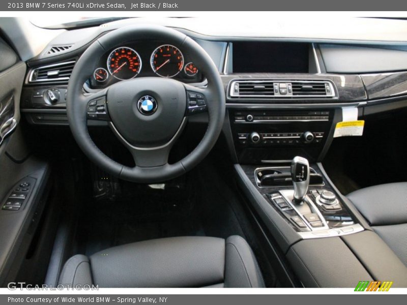 Jet Black / Black 2013 BMW 7 Series 740Li xDrive Sedan