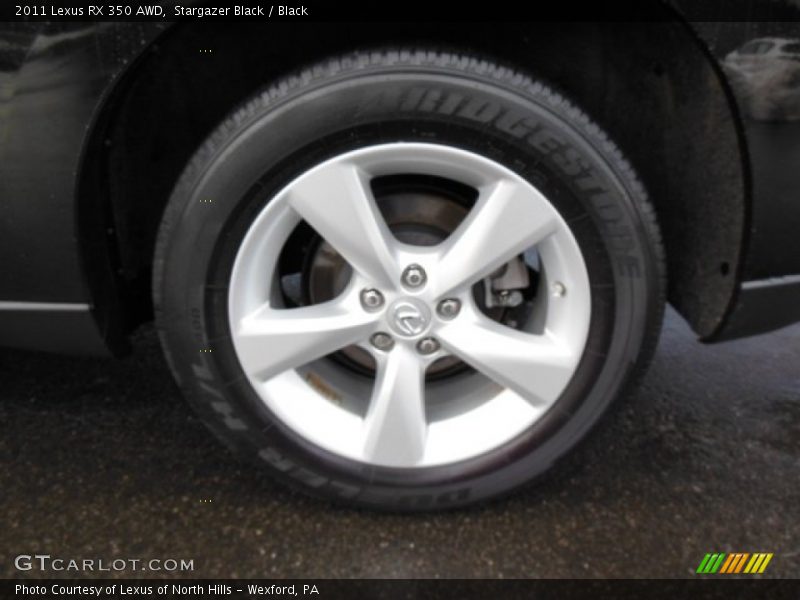 Stargazer Black / Black 2011 Lexus RX 350 AWD