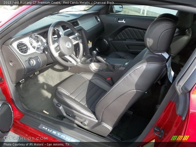 Red Candy Metallic / Charcoal Black 2013 Ford Mustang GT Premium Coupe