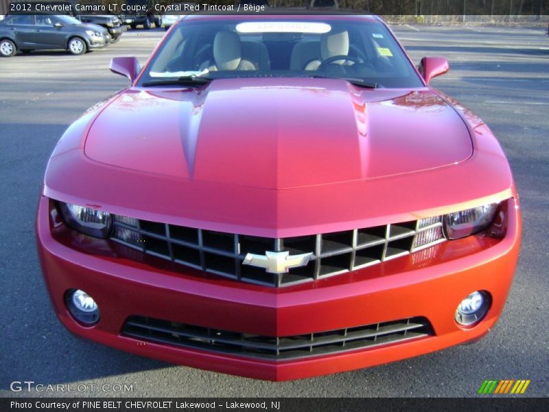 Crystal Red Tintcoat / Beige 2012 Chevrolet Camaro LT Coupe