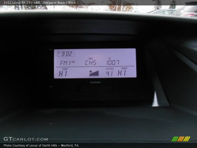 Stargazer Black / Black 2011 Lexus RX 350 AWD