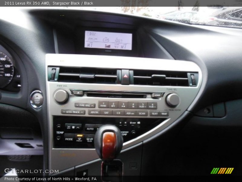 Stargazer Black / Black 2011 Lexus RX 350 AWD