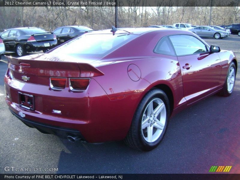 Crystal Red Tintcoat / Beige 2012 Chevrolet Camaro LT Coupe