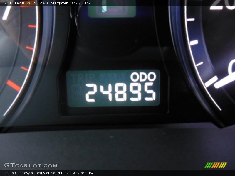 Stargazer Black / Black 2011 Lexus RX 350 AWD