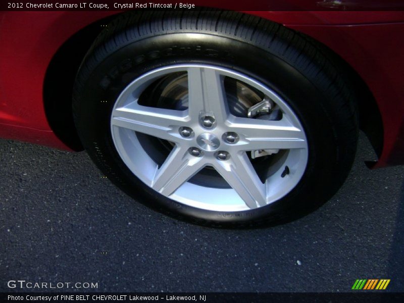 Crystal Red Tintcoat / Beige 2012 Chevrolet Camaro LT Coupe