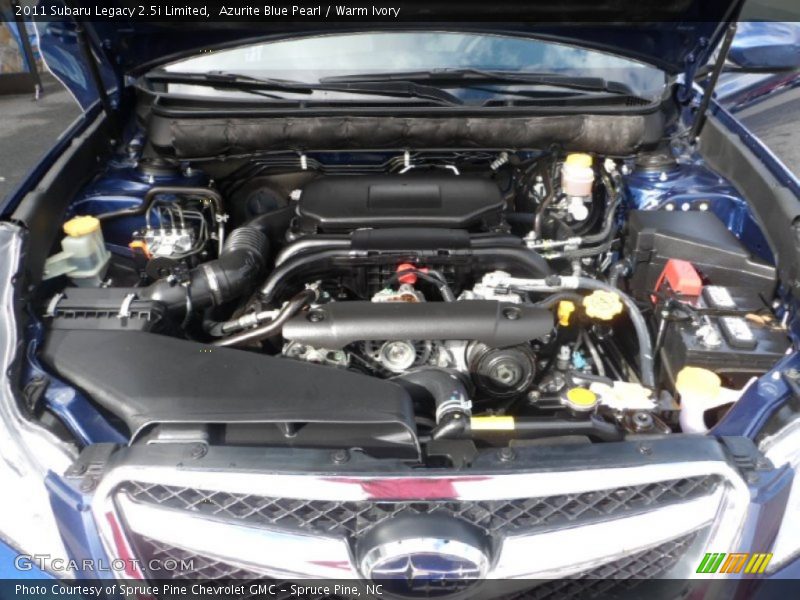 Azurite Blue Pearl / Warm Ivory 2011 Subaru Legacy 2.5i Limited