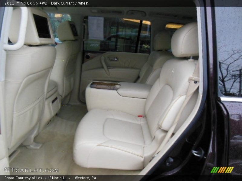 Dark Currant / Wheat 2011 Infiniti QX 56 4WD