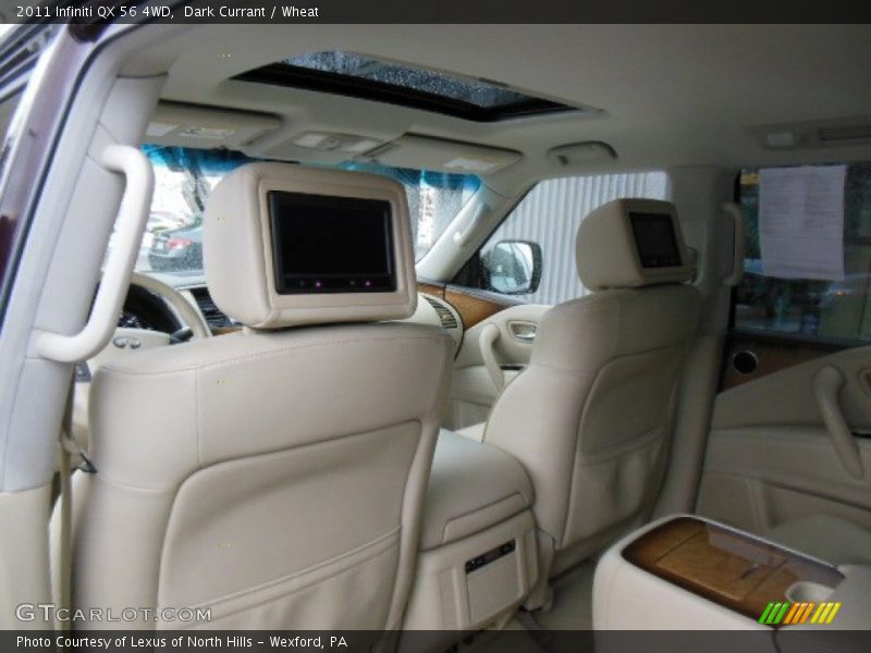 Dark Currant / Wheat 2011 Infiniti QX 56 4WD