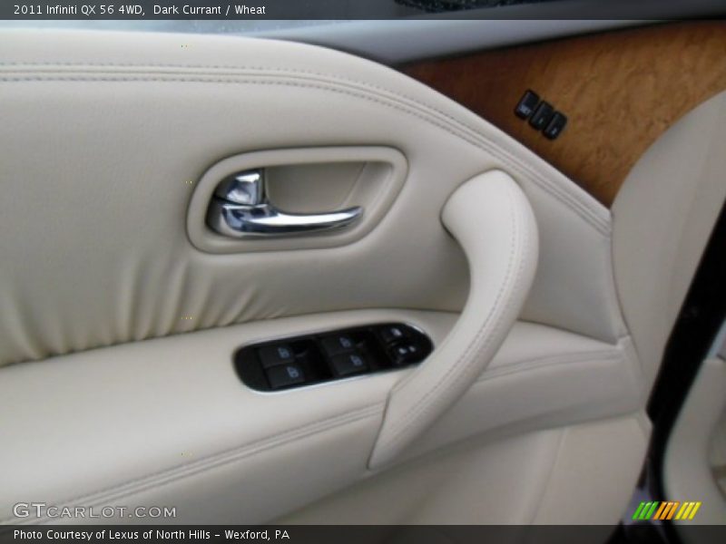 Dark Currant / Wheat 2011 Infiniti QX 56 4WD