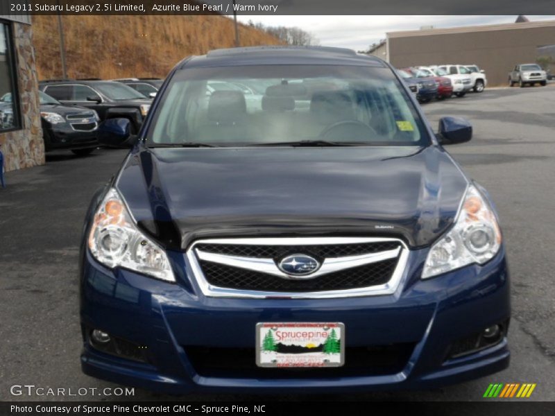 Azurite Blue Pearl / Warm Ivory 2011 Subaru Legacy 2.5i Limited
