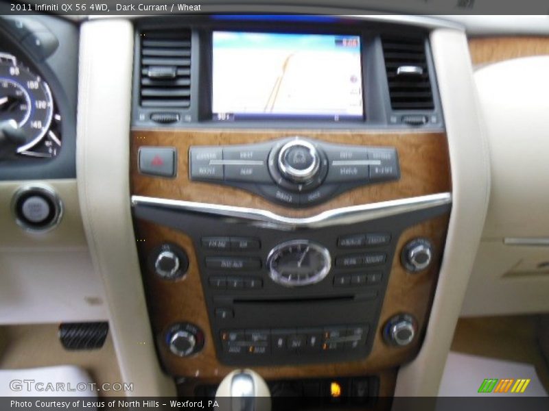 Dark Currant / Wheat 2011 Infiniti QX 56 4WD