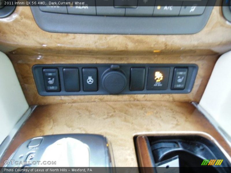 Dark Currant / Wheat 2011 Infiniti QX 56 4WD