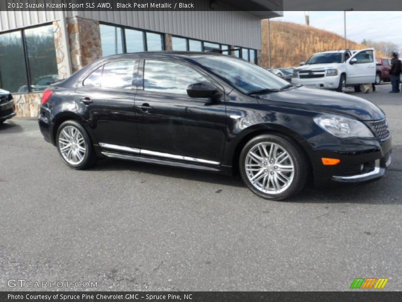 Black Pearl Metallic / Black 2012 Suzuki Kizashi Sport SLS AWD