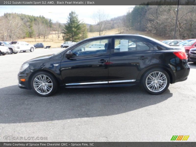 Black Pearl Metallic / Black 2012 Suzuki Kizashi Sport SLS AWD