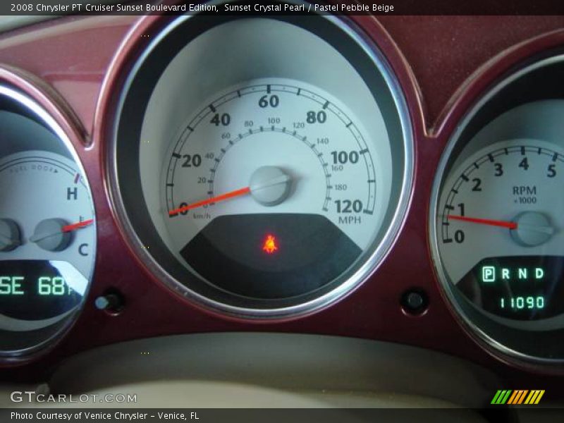 Sunset Crystal Pearl / Pastel Pebble Beige 2008 Chrysler PT Cruiser Sunset Boulevard Edition